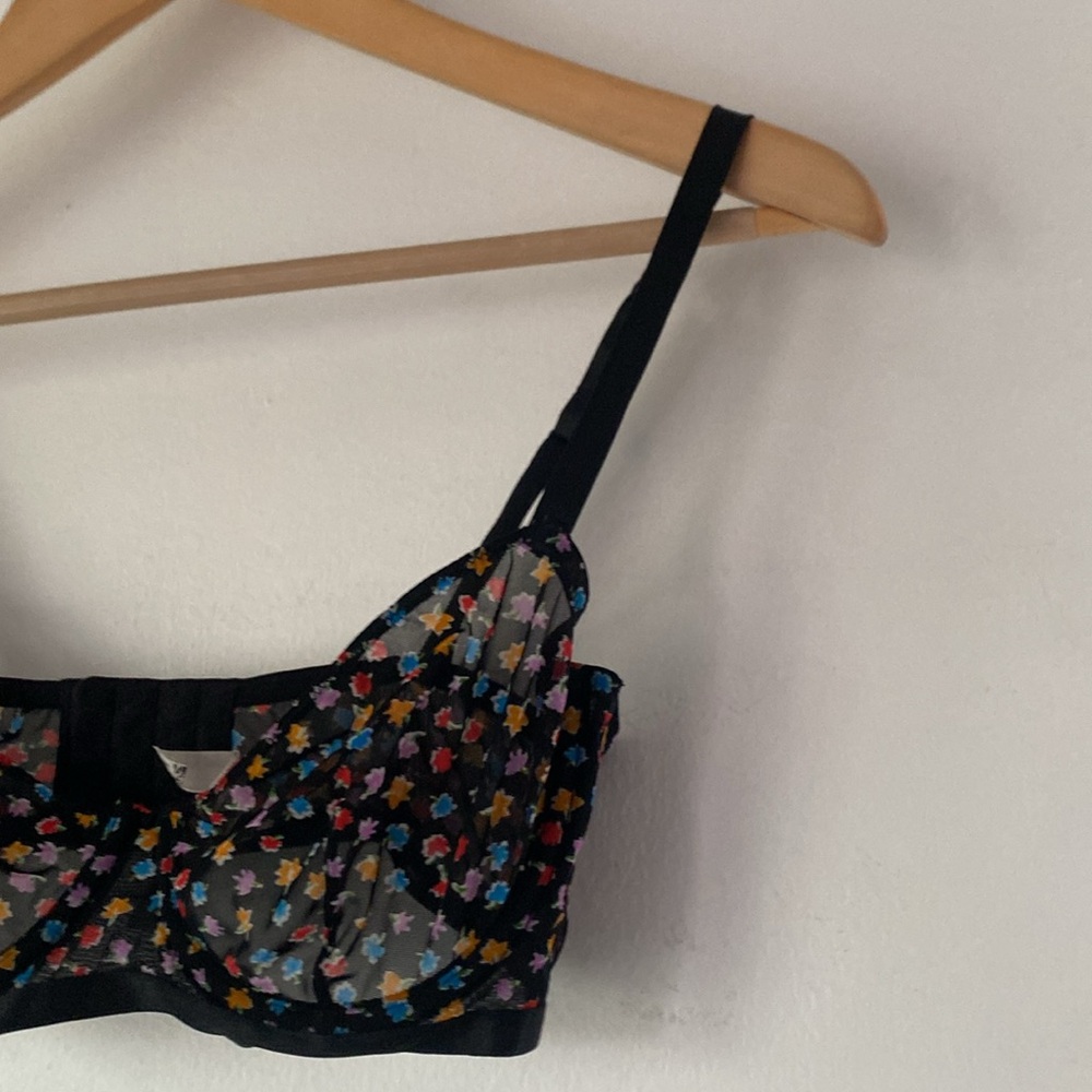 Free People 34D Capri Demo Wired Floral Bra - Picture 6 of 13